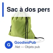 Sac à dos personnalisable en pongée avec logo - Elise - Miniature 9