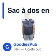 Sac à dos en PU recyclé Naiya - Miniature 12