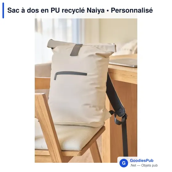 Sac à dos en PU recyclé Naiya - Image 26