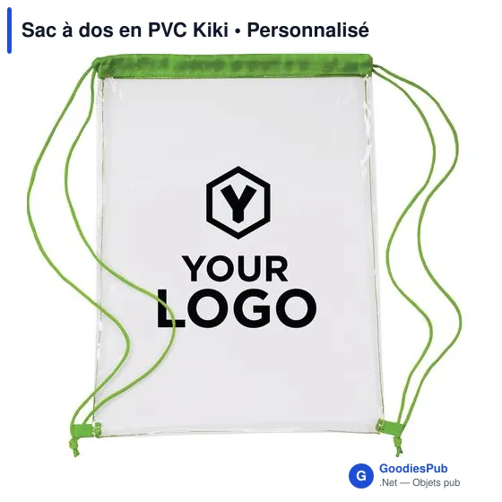 Sac à dos personnalisable en PVC avec logo - Kiki - Image 9