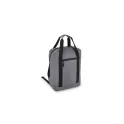 Variante Gris - Sac à dos personnalisable en R-PET 600D enduit PU 12 L avec logo - Compact