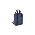 Variante Bleu foncé - Sac à dos personnalisable en R-PET 600D enduit PU 12 L avec logo - Compact