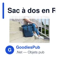 Sac à dos en RPET | Eiddwen - Miniature 2