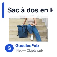 Sac à dos en RPET | Eiddwen - Miniature 12
