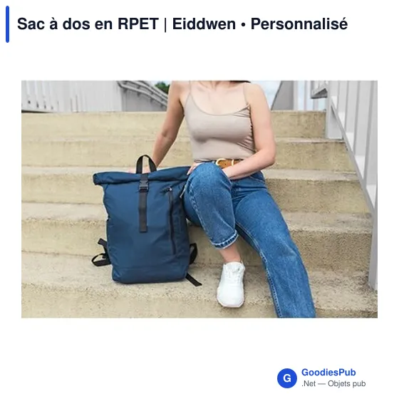 Sac à dos en RPET | Eiddwen - Image 12