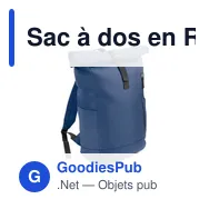 Sac à dos en RPET | Eiddwen - Miniature 3