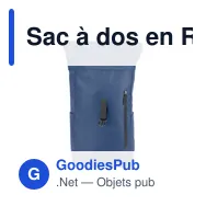 Sac à dos en RPET | Eiddwen - Miniature 6