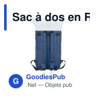 Sac à dos en RPET | Eiddwen - Miniature 8