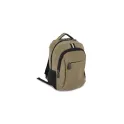 Variante Vert olive - Sac à dos personnalisable en toile de coton recyclé avec logo - Harper