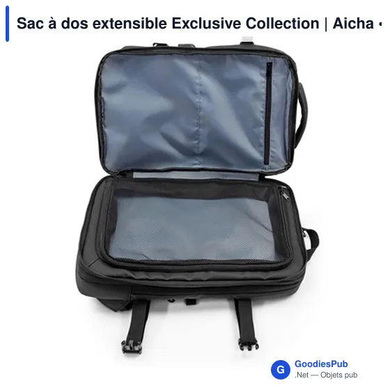 Sac à dos extensible personnalisable avec logo - Exclusive Collection Aicha - Image 5