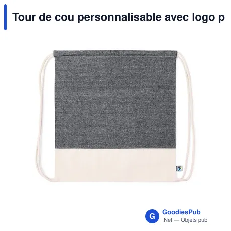 Tour de cou personnalisable avec logo pour entreprises