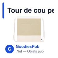 Tour de cou personnalisable avec logo pour entreprises - Miniature 3