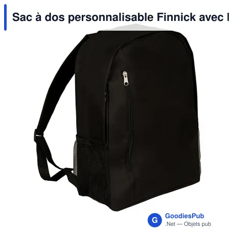 Sac à dos personnalisable Finnick avec logo pour vos événements