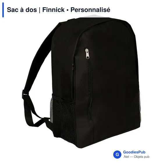 Sac à dos personnalisable Finnick avec logo pour vos événements - Image 1
