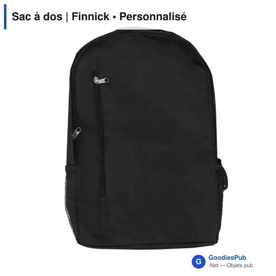 Sac à dos personnalisable Finnick avec logo pour vos événements - Image 2