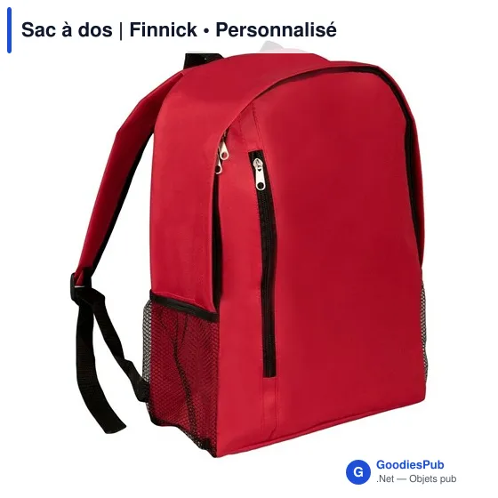 Sac à dos personnalisable Finnick avec logo pour vos événements - Image 6
