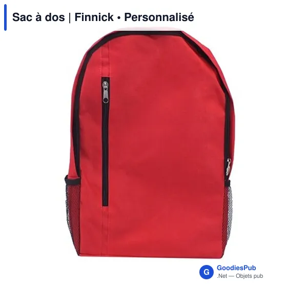 Sac à dos personnalisable Finnick avec logo pour vos événements - Image 7