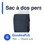 Sac à dos personnalisable Galix avec logo pour ordinateur - Miniature 6