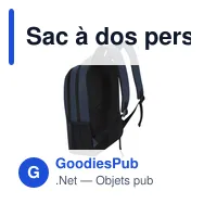 Sac à dos personnalisable Galix avec logo pour ordinateur - Miniature 8