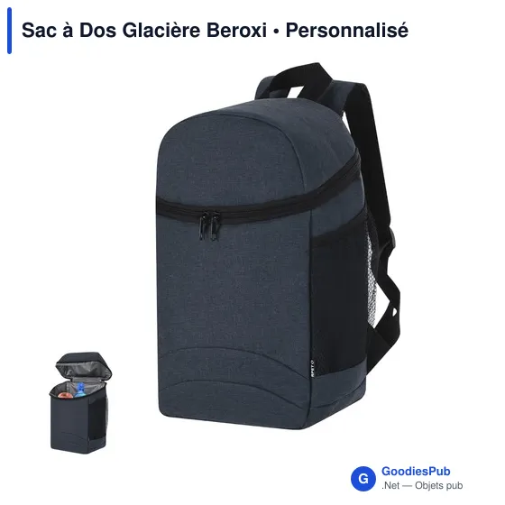Sac à dos isotherme personnalisable Beroxi avec logo - Image 2