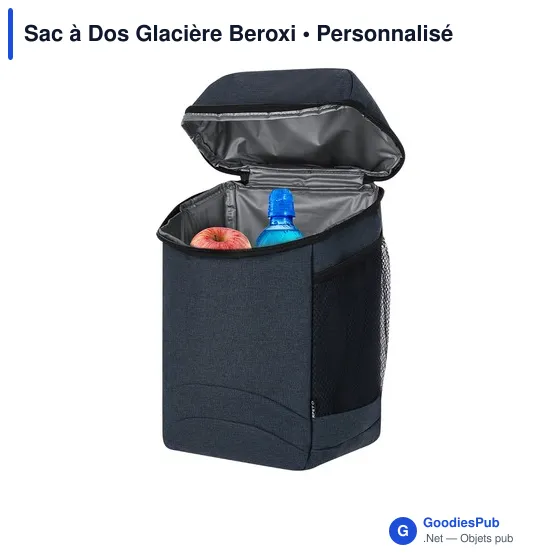 Sac à dos isotherme personnalisable Beroxi avec logo - Image 12