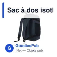 Sac à dos isotherme personnalisable Beroxi avec logo - Miniature 3