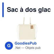 Sac à dos glacière personnalisable en coton recyclé - Nelonavec logo - Miniature 6