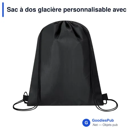 Sac à dos glacière personnalisable avec logo - Nipex