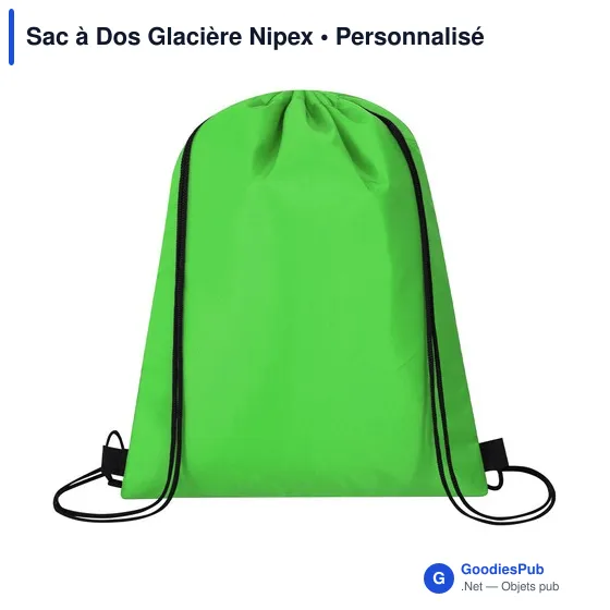 Sac à dos glacière personnalisable avec logo - Nipex - Image 4