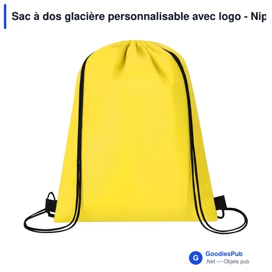 Sac à dos glacière personnalisable avec logo - Nipex - Image 7