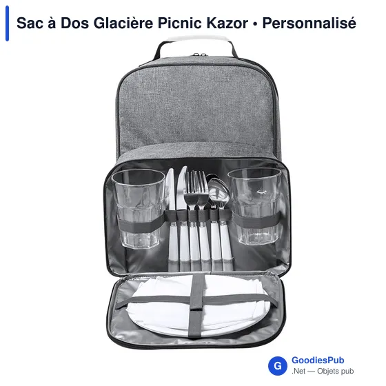 Sac à Dos Glacière Picnic Kazor - Image 2