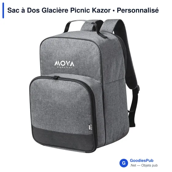 Sac à Dos Glacière Picnic Kazor - Image 3