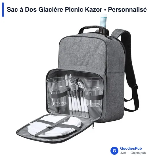 Sac à Dos Glacière Picnic Kazor - Image 5