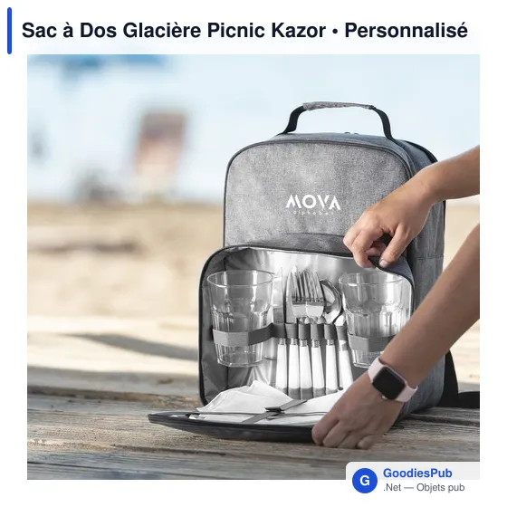 Sac à Dos Glacière Picnic Kazor - Image 7