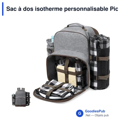 Sac à dos isotherme personnalisable Picnic Seyman avec logo