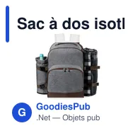 Sac à dos isotherme personnalisable Picnic Seyman avec logo - Miniature 2
