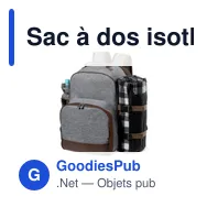 Sac à dos isotherme personnalisable Picnic Seyman avec logo - Miniature 3