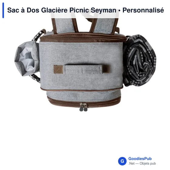 Sac à dos isotherme personnalisable Picnic Seyman avec logo - Image 5