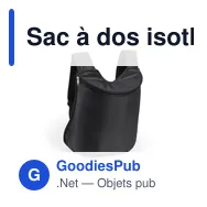 Sac à dos isotherme personnalisable avec logo - Sac à Dos Glacière Polys - Miniature 1