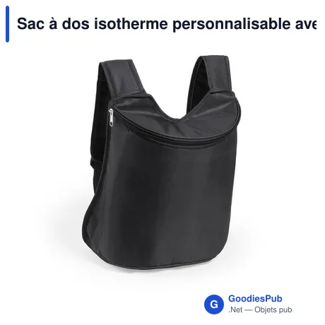 Sac à dos isotherme personnalisable avec logo - Sac à Dos Glacière Polys