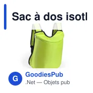Sac à dos isotherme personnalisable avec logo - Sac à Dos Glacière Polys - Miniature 3