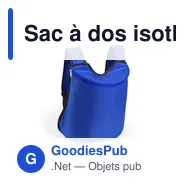 Sac à dos isotherme personnalisable avec logo - Sac à Dos Glacière Polys - Miniature 5