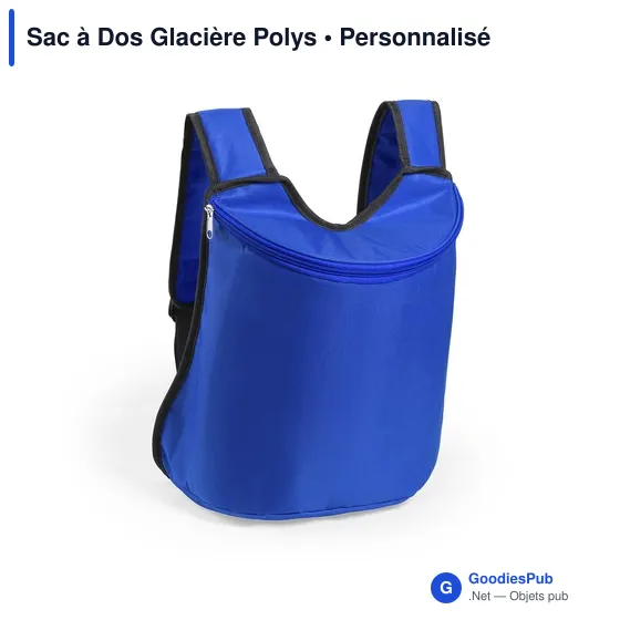 Sac à dos isotherme personnalisable avec logo - Sac à Dos Glacière Polys - Image 5