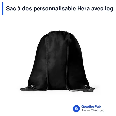 Sac à dos personnalisable Hera avec logo - idéal pour vos événements