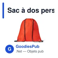 Sac à dos personnalisable Hera avec logo - idéal pour vos événements - Miniature 11
