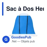 Sac à dos personnalisable Hera avec logo - idéal pour vos événements - Miniature 6