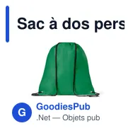 Sac à dos personnalisable Hera avec logo - idéal pour vos événements - Miniature 9