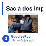 Sac à dos imperméable personnalisable pour ordinateur 15,6" - B'RIGHT |avec logo - Miniature 2