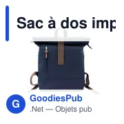 Sac à dos imperméable personnalisable pour ordinateur 15,6" - B'RIGHT |avec logo - Miniature 5