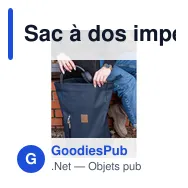 Sac à dos imperméable personnalisable pour ordinateur 15,6" - B'RIGHT |avec logo - Miniature 9